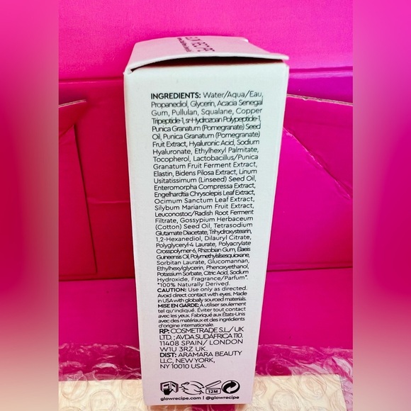 NIB Glow Recipe Pomegranate Peptide Firming Serum- Smooth Firm & Hydrates Skin 🍓 - Picture 14 of 15